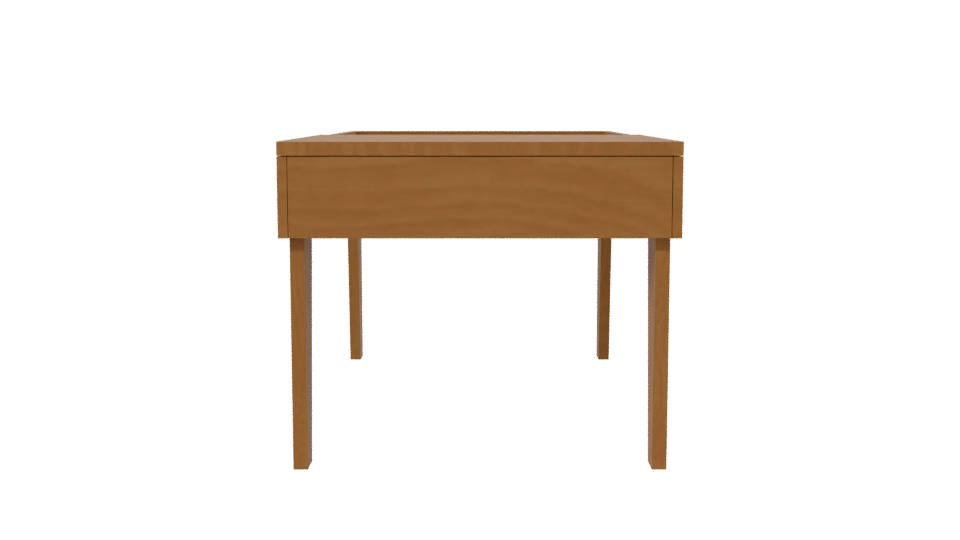Stylish Modern Coffee Table 3D - Professional 3D Model Render 2