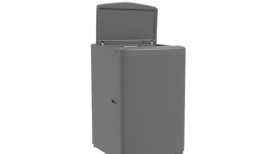 Top-Loading Washing Machine Model - Professional 3D Model Render 10