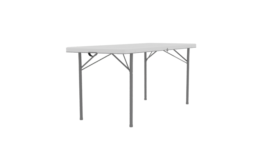 Folding Table 3D Model - Professional 3D Model Render 3