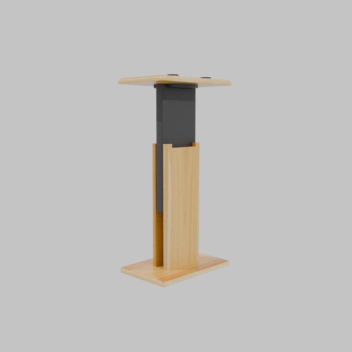 Stylish Wooden Podium 3D Model - Professional 3D Model Render 11