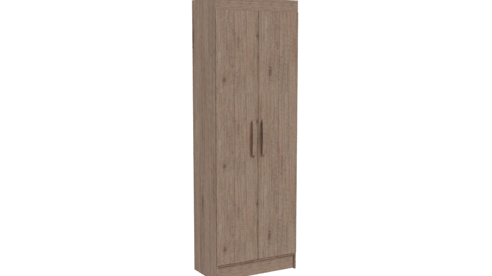 Stylish Wooden Storage Cabinet 3D - Professional 3D Model Render 10