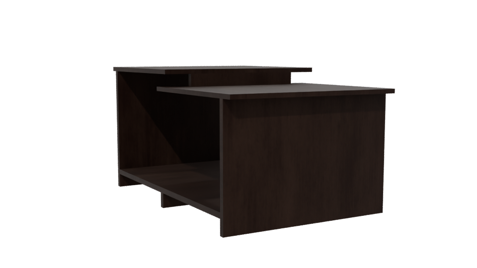 Contemporary Wooden Coffee Table 3D - Professional 3D Model Render 13