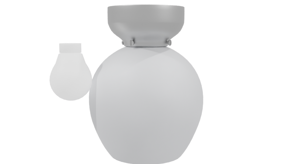 Elegant Modern Table Lamp 3D Model - Professional 3D Model Render 3