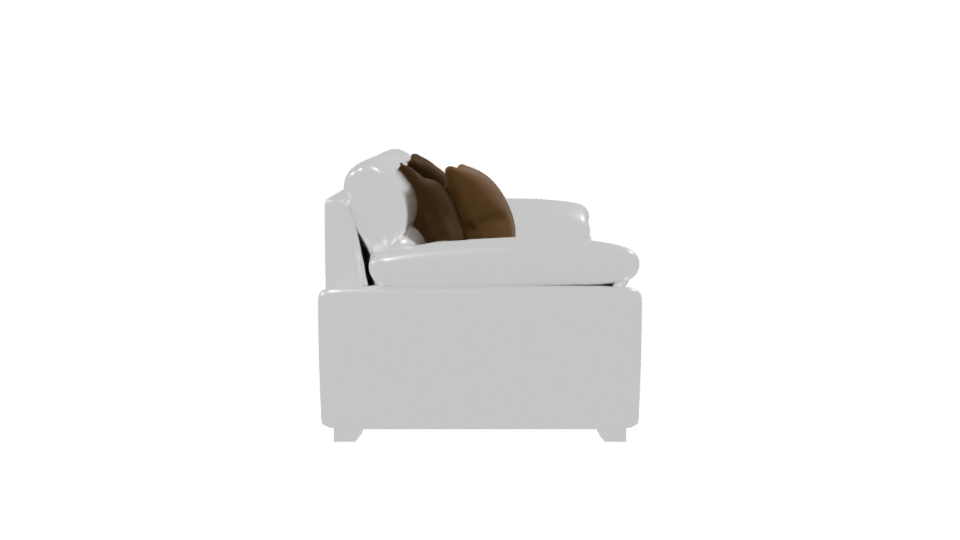 Stylish Modern Sofa 3D Model - Professional 3D Model Render 8