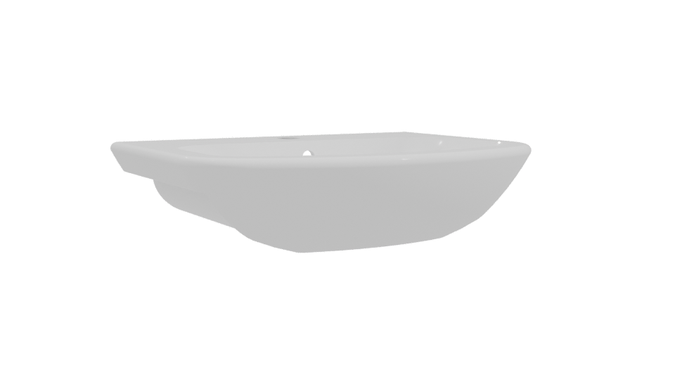 Stylish Modern Bathroom Sink 3D - Professional 3D Model Render 10