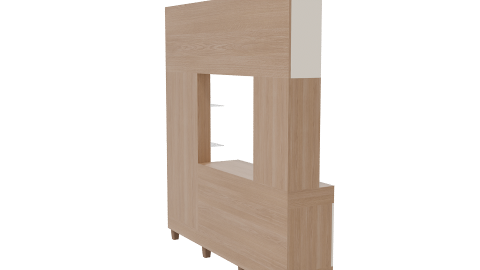 Modern Living Room Furniture Model - Professional 3D Model Render 7