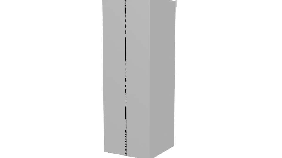 Sleek Modern Refrigerator 3D Model - Professional 3D Model Render 6