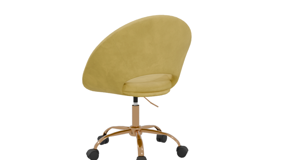 Stylish Modern Office Chair 3D - Professional 3D Model Render 4