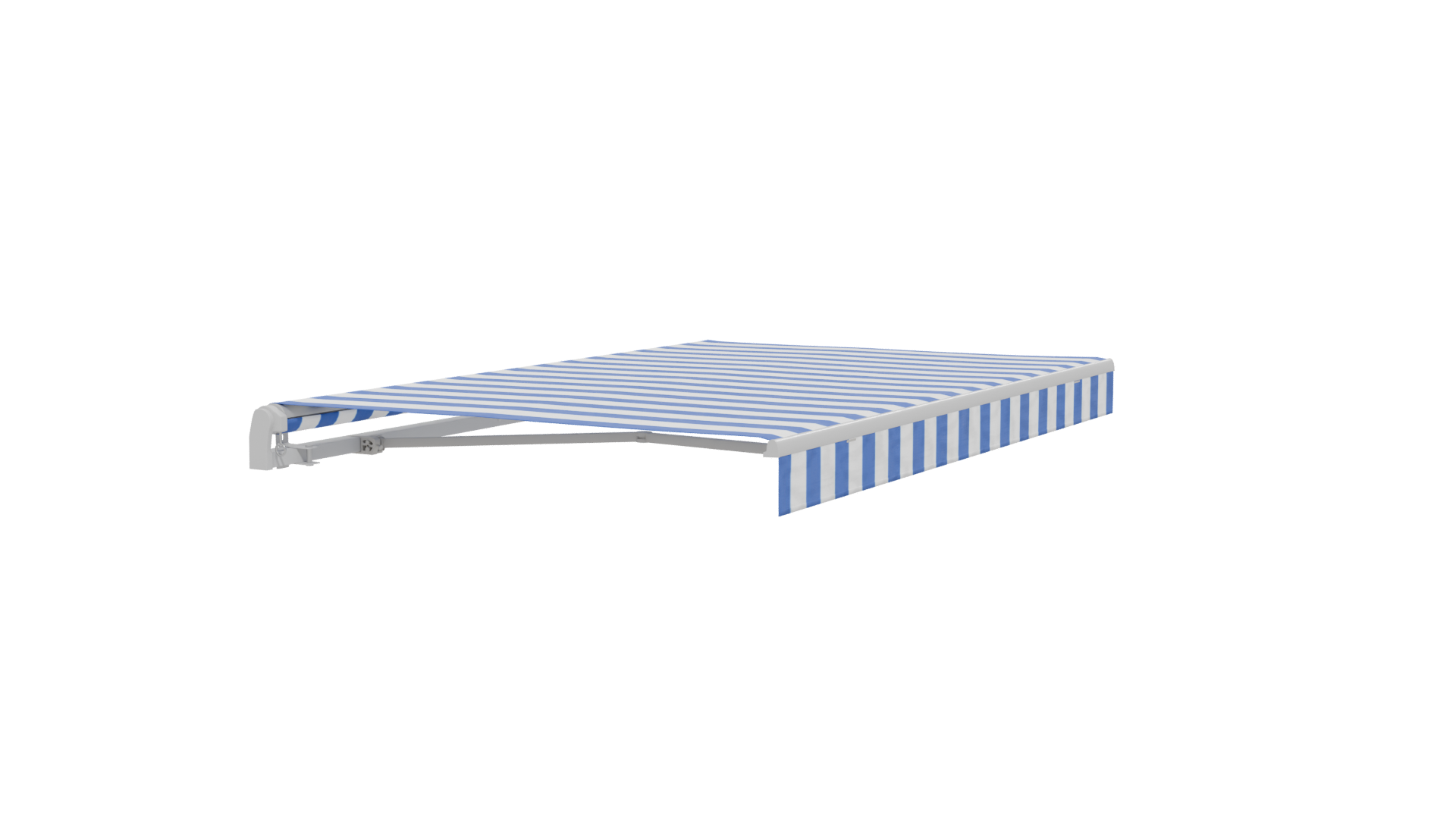 Striped Outdoor Canopy 3D Model - Professional 3D Model Render 24