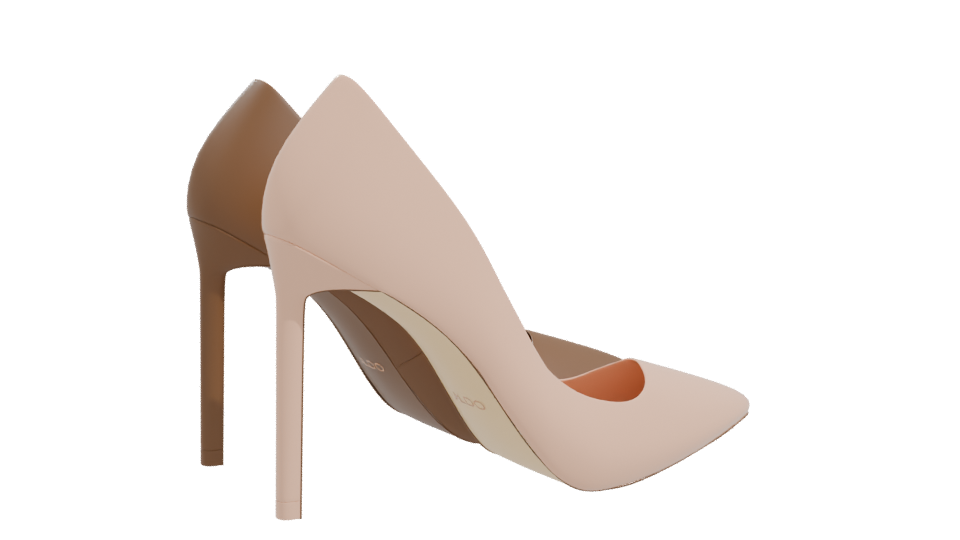 Elegant High Heeled Shoes 3D - Professional 3D Model Render 10