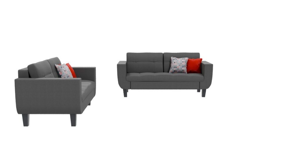 Stylish Modern Sofa Set 3D - Professional 3D Model Render 11