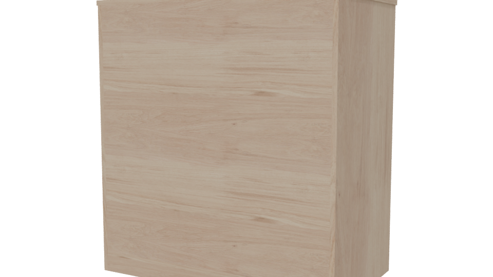 Modern 4-Drawer Dresser 3D - Professional 3D Model Render 6