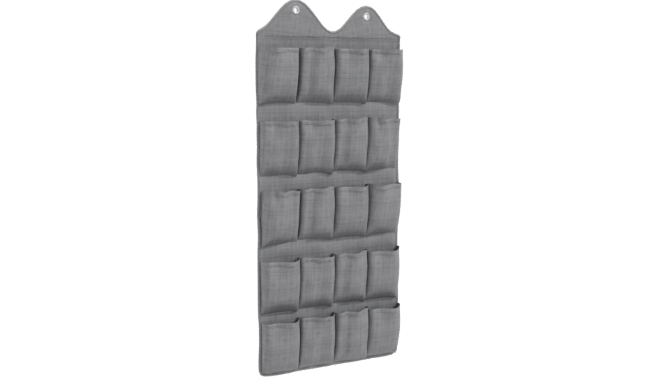 Hanging Fabric Storage Organizer Model - Professional 3D Model Render 10