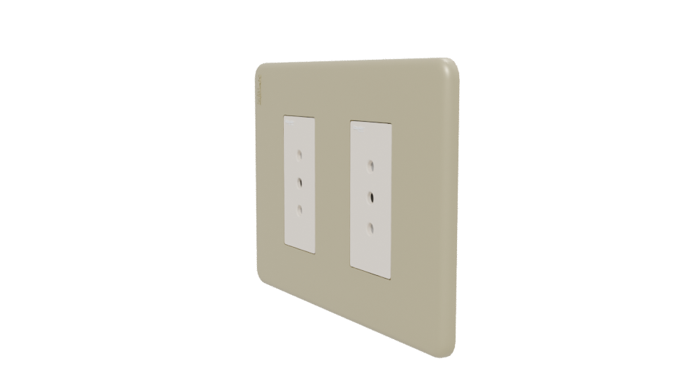 Realistic Electrical Outlet Model - Professional 3D Model Render 13