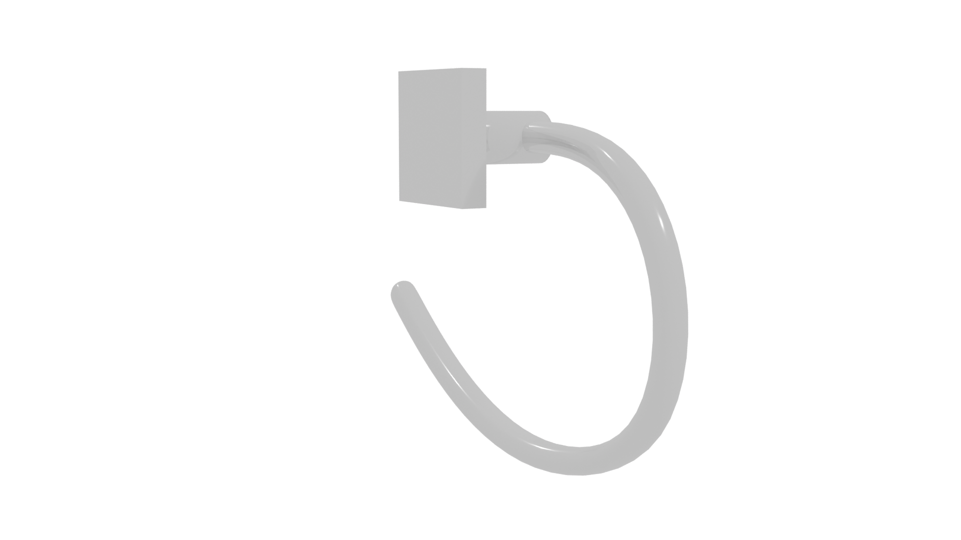 Modern Door Handle 3D Model - Professional 3D Model Render 10