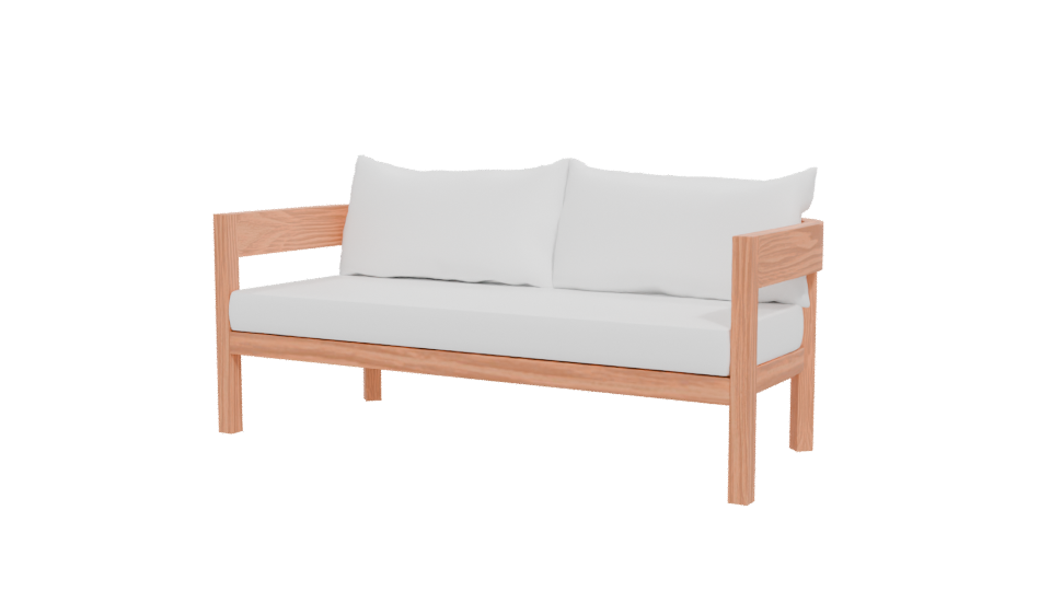 Modern Sofa 3D Model - Professional 3D Model Render 12