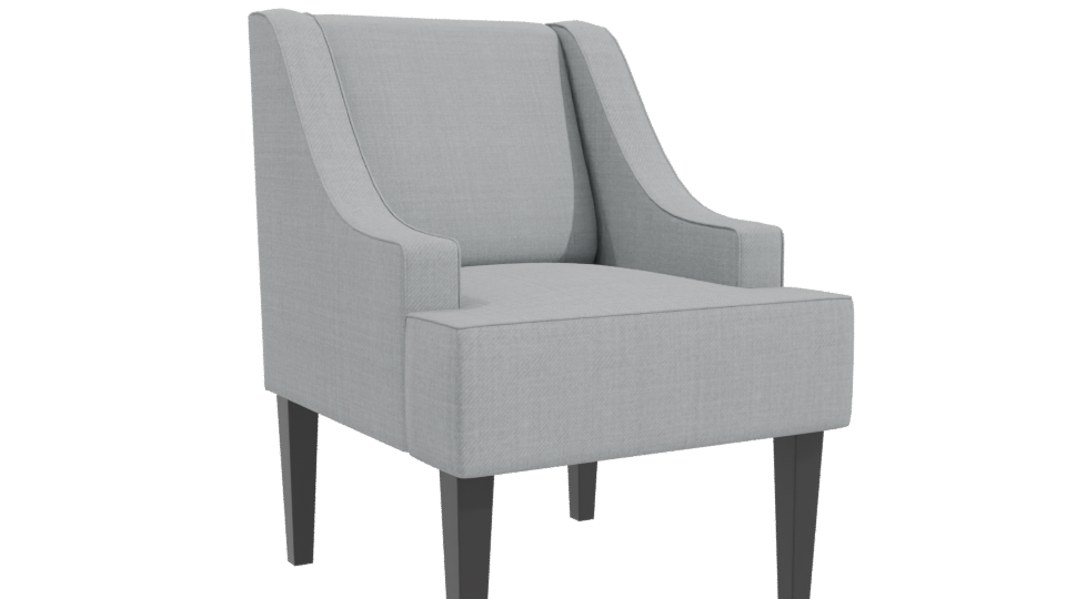Contemporary Accent Chair 3D Model - Professional 3D Model Render 10