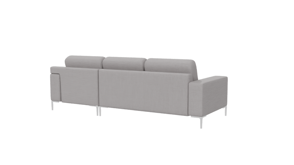 Minimalist Sectional Sofa Model - Professional 3D Model Render 6