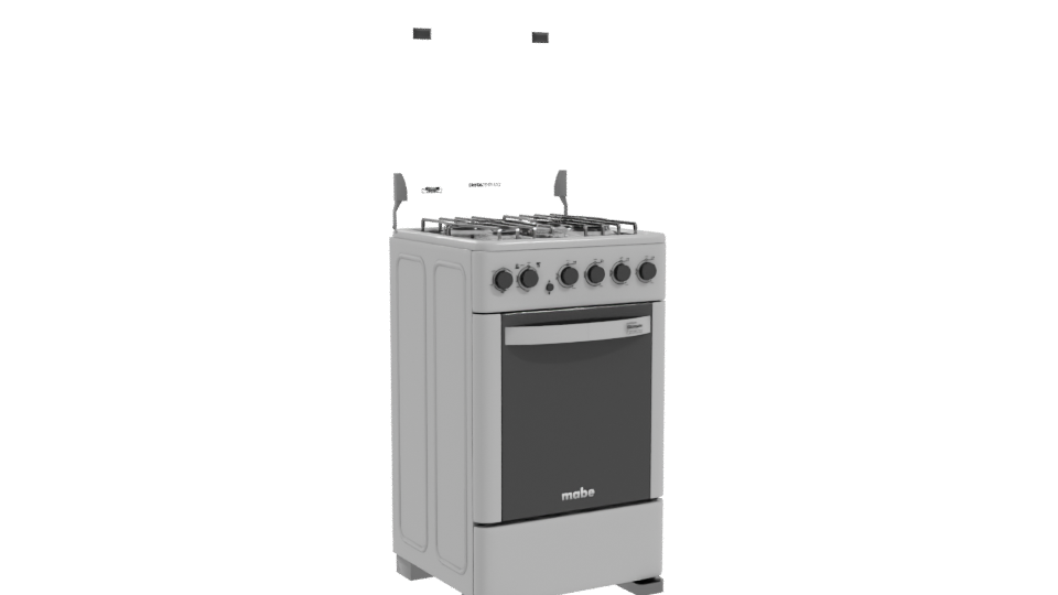 Realistic Cooking Stove Model - Professional 3D Model Render 10