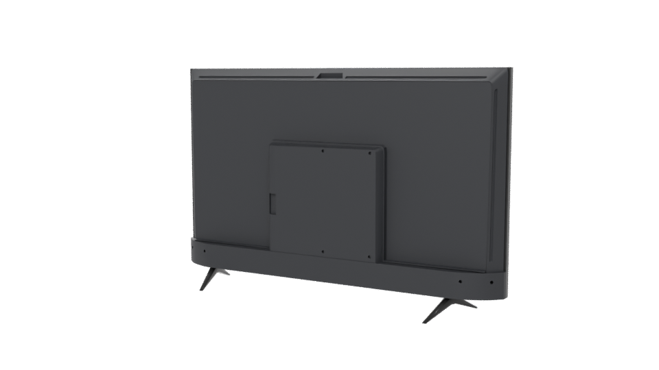 Sleek Flat Screen TV Model - Professional 3D Model Render 6