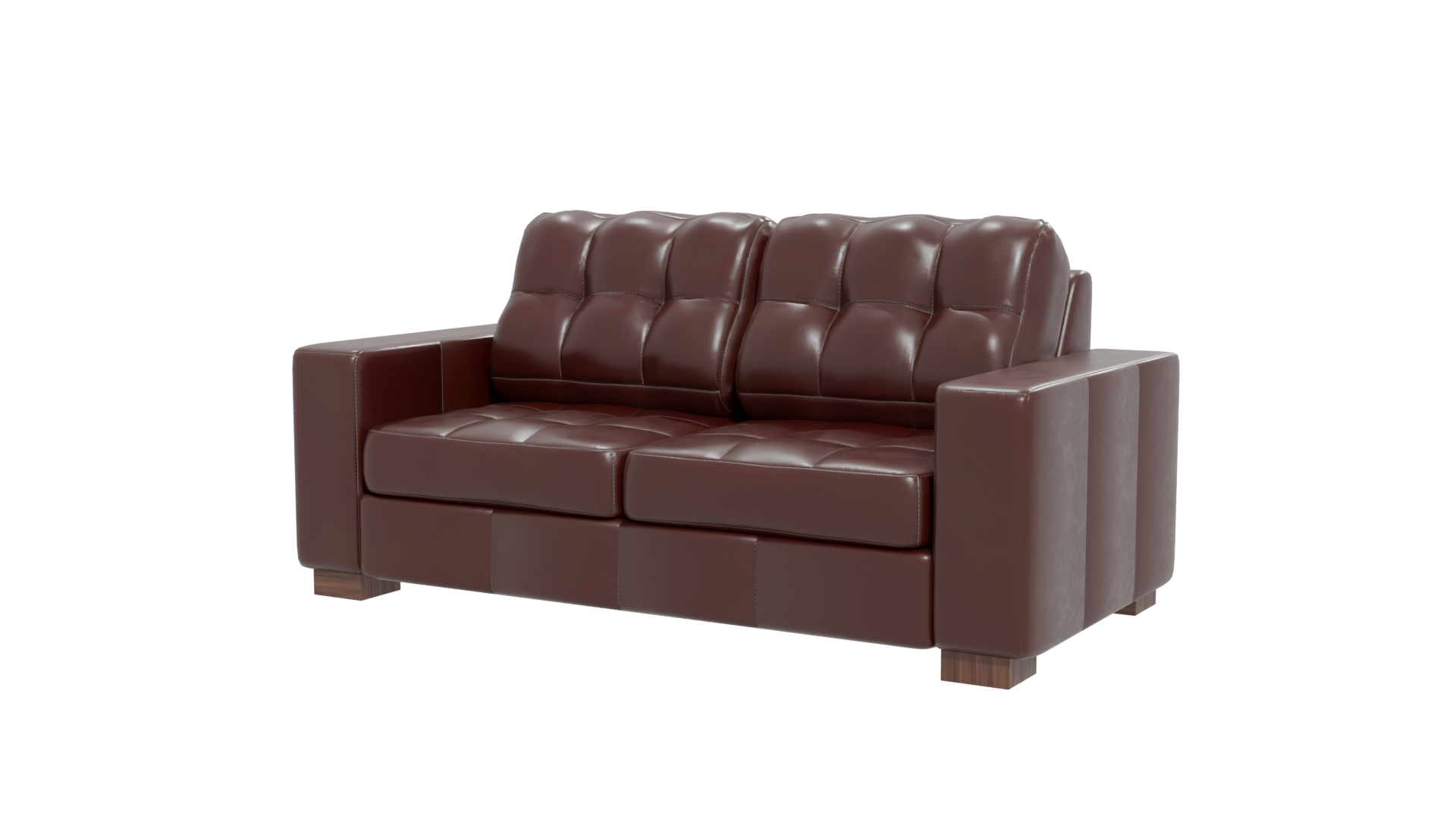 Luxurious Leather Sofa 3D Model - Professional 3D Model Render 12