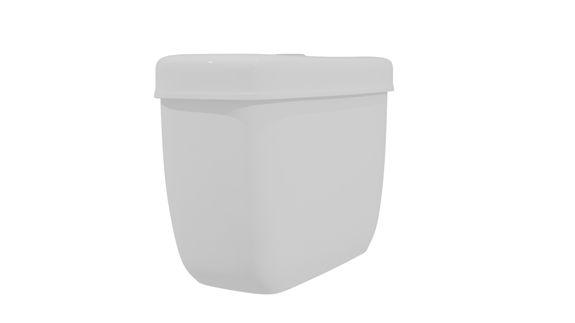 Stylish Plastic Storage Container 3D - Professional 3D Model Render 3