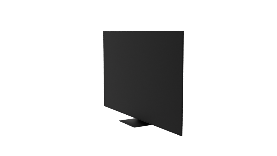 Sleek Modern Television 3D Model - Professional 3D Model Render 13
