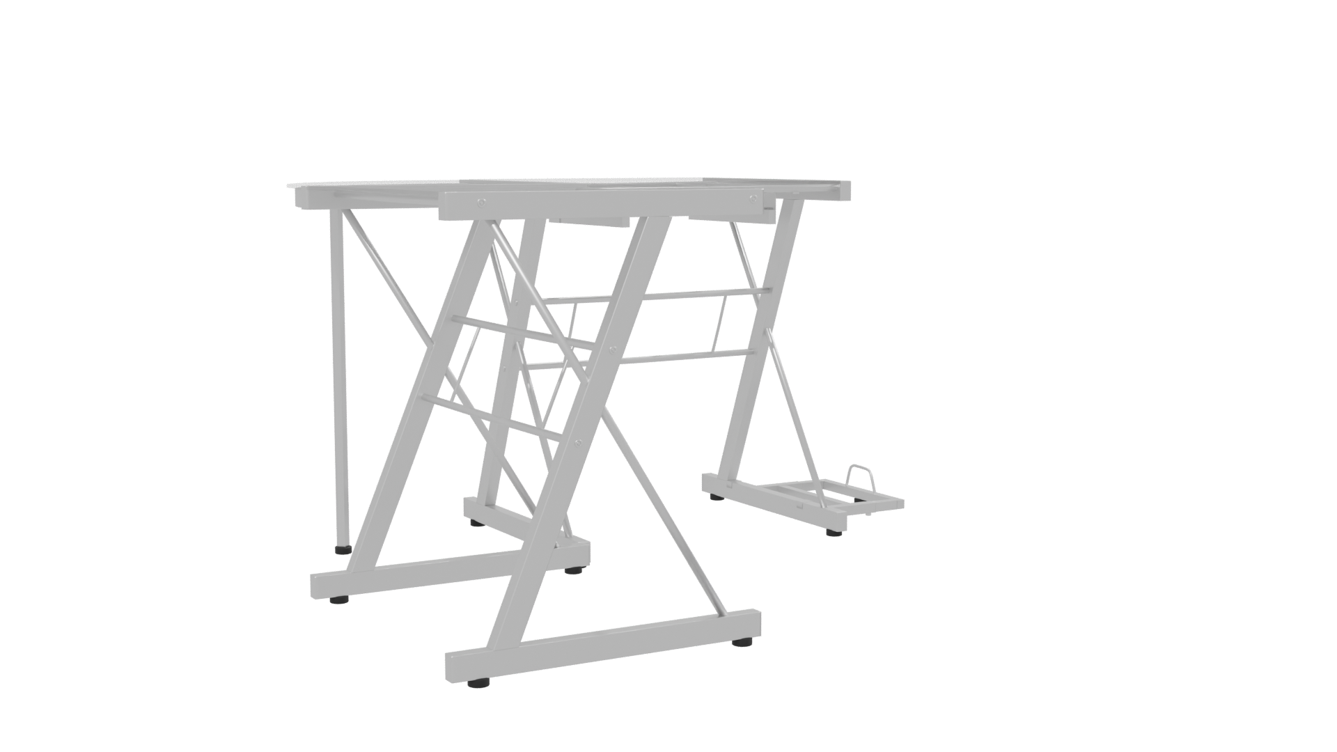 Stylish Modern Office Desk 3D - Professional 3D Model Render 13