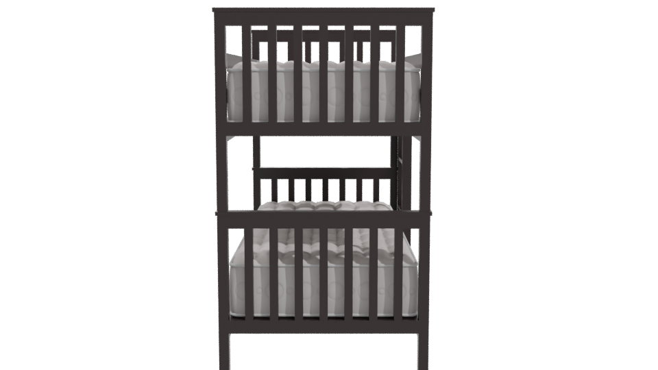 Stylish Baby Crib 3D Model - Professional 3D Model Render 11