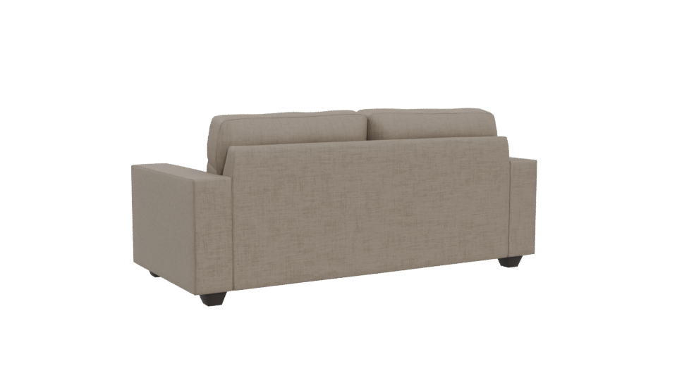 Stylish Modern Fabric Sofa 3D Model - Professional 3D Model Render 4