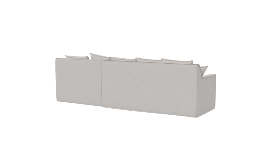 Contemporary Sectional Sofa Model - Professional 3D Model Render 6