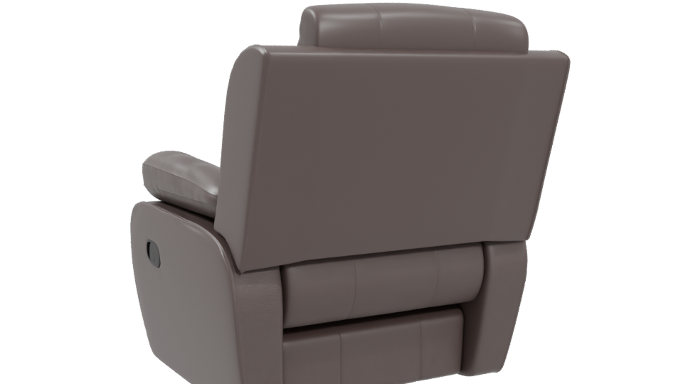 Contemporary Recliner Sofa Model - Professional 3D Model Render 4