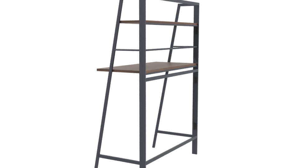 Modern Workspace Desk 3D Model - Professional 3D Model Render 3