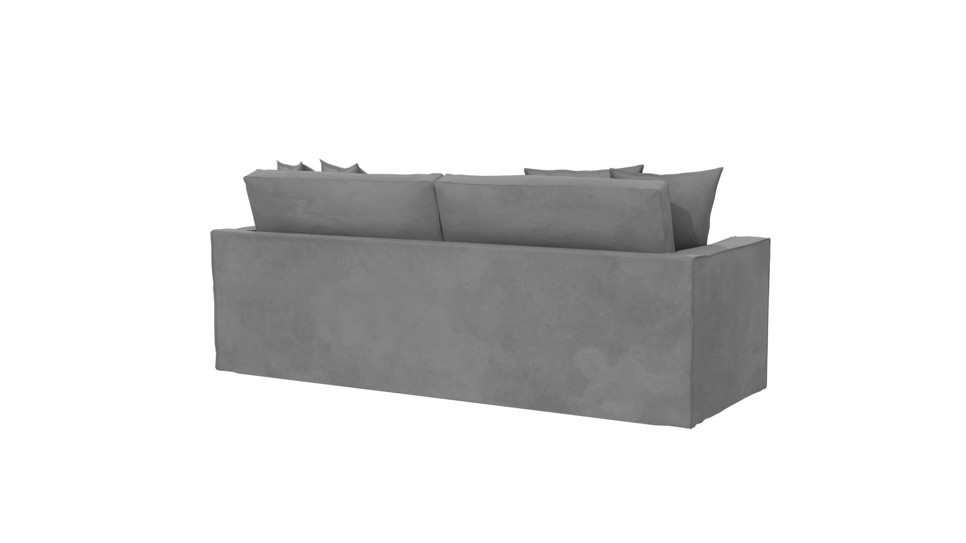 Stylish Modern Fabric Sofa 3D Model - Professional 3D Model Render 6