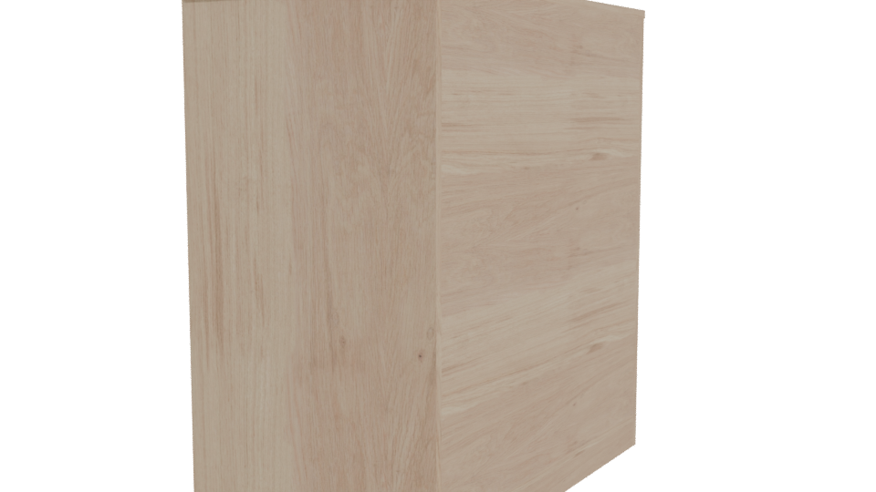 Modern 4-Drawer Dresser 3D - Professional 3D Model Render 3