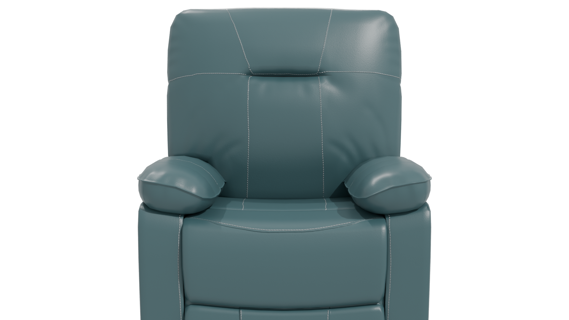 Stylish Modern Reclining Leather Chair 3D Model - Professional 3D Model Render 11