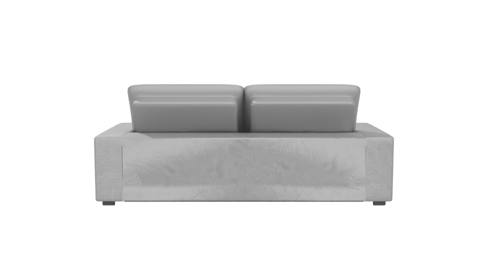 Modern Gray Sofa Model 3D - Professional 3D Model Render 5