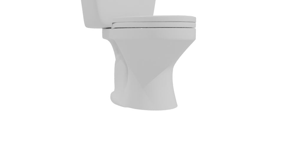 Stylish Bathroom Toilet 3D Model - Professional 3D Model Render 10