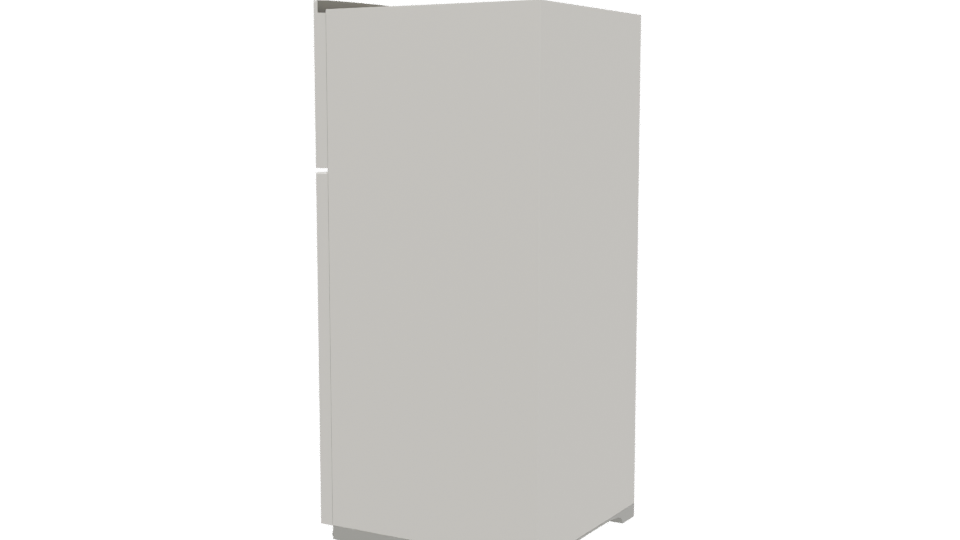 Modern Refrigerator Household Model - Professional 3D Model Render 3