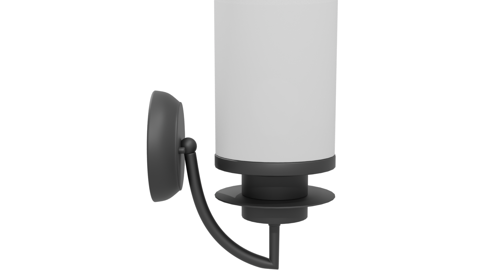 Contemporary Glass Wall Lamp 3D Model - Professional 3D Model Render 5