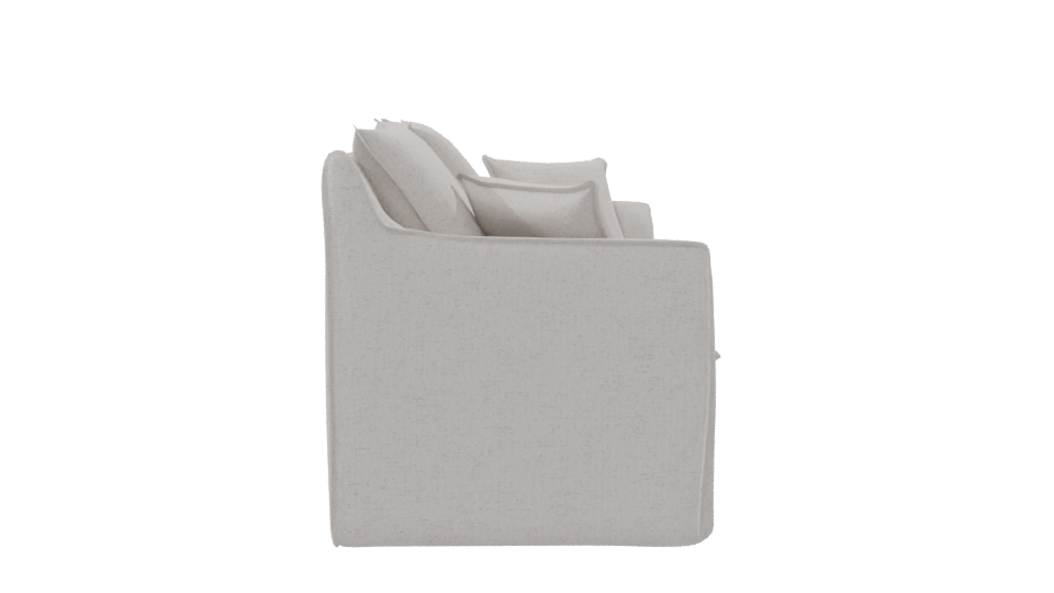 Cozy Modern Fabric Sofa 3D Model - Professional 3D Model Render 8