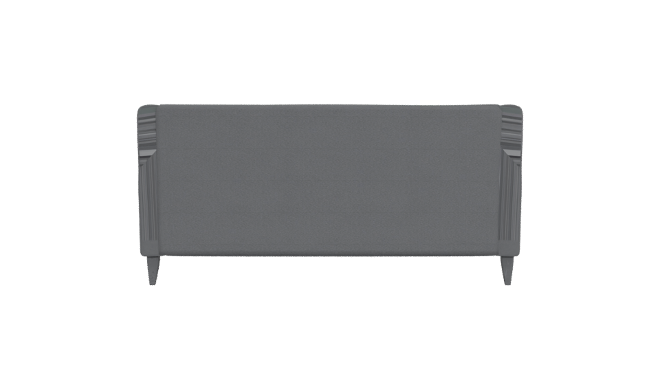 Stylish Grey Sofa 3D Model - Professional 3D Model Render 5