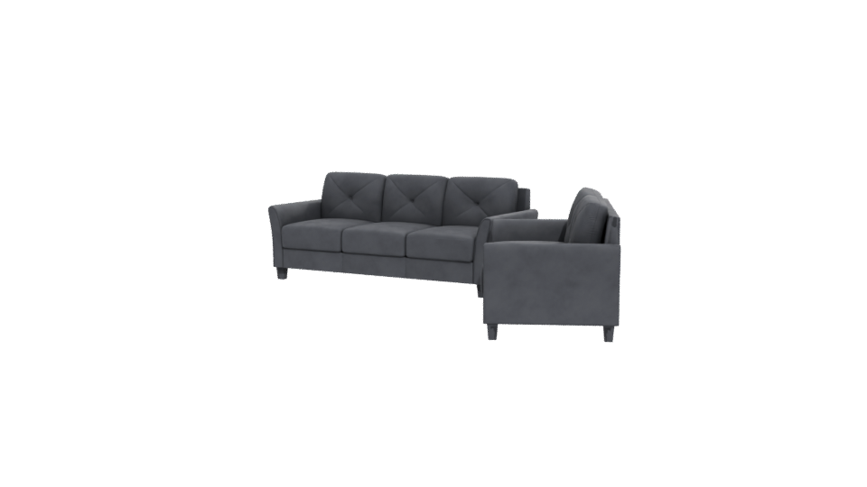 Contemporary Sofa Set 3D Model - Professional 3D Model Render 12