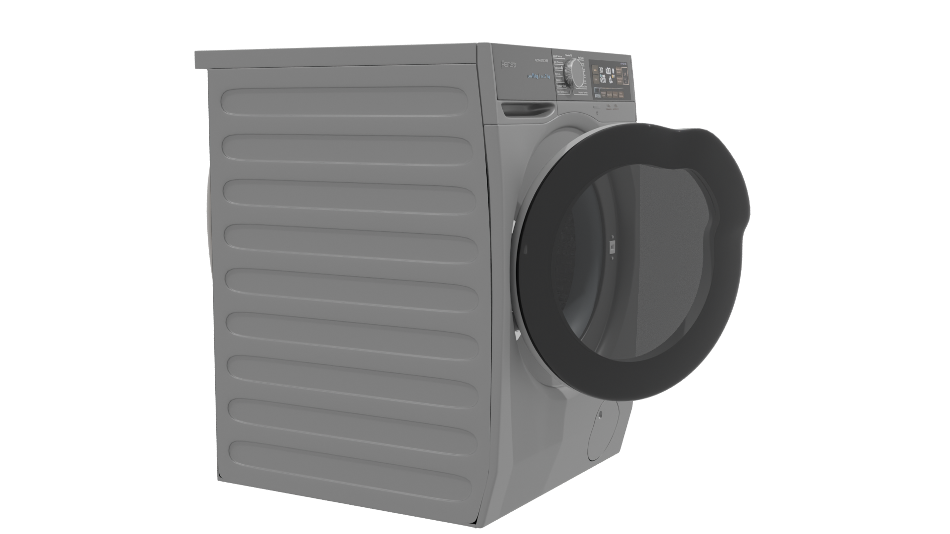 Sleek Front-Loading Washer Model - Professional 3D Model Render 9