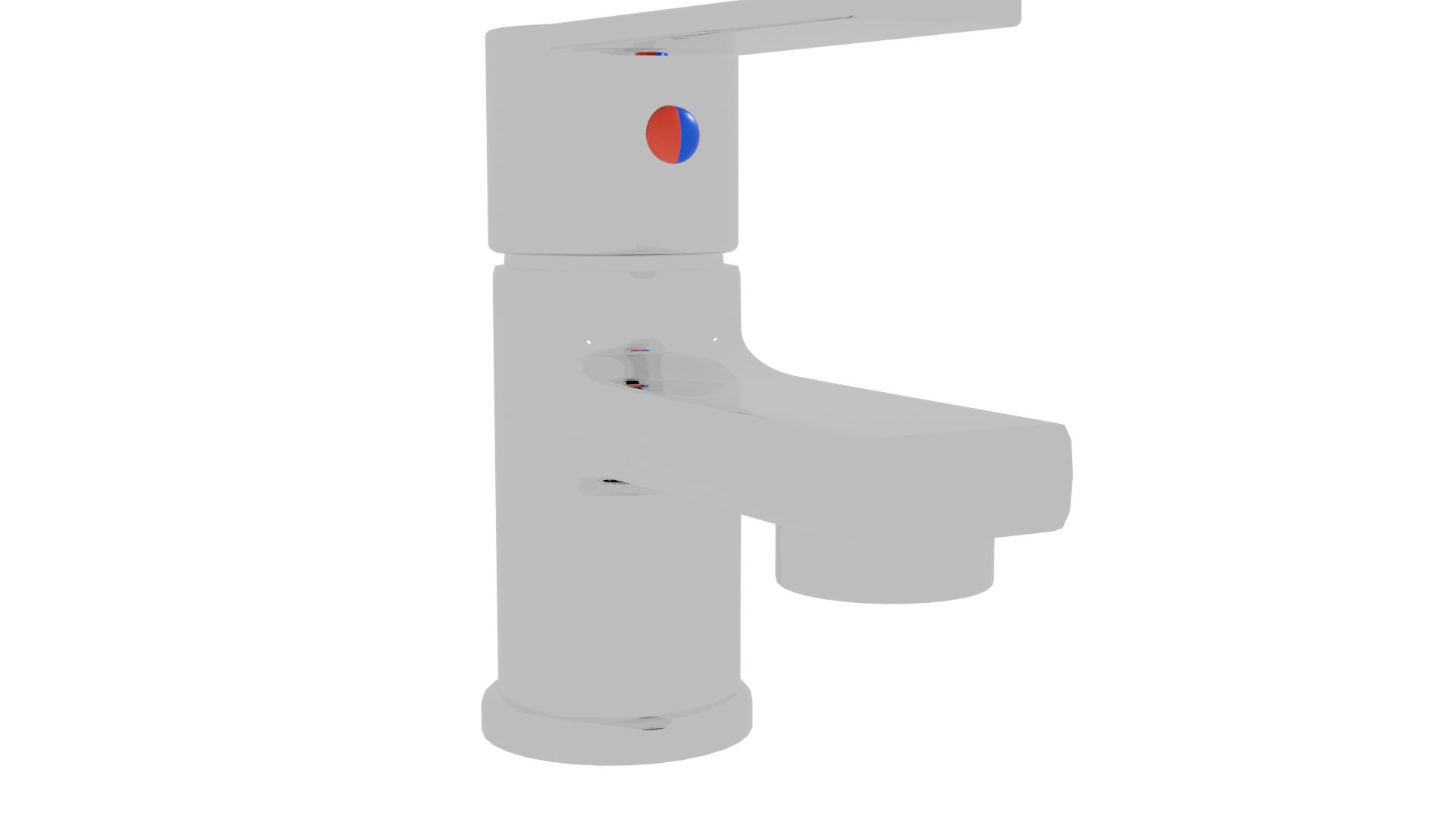 Sleek Modern Faucet 3D Model - Professional 3D Model Render 13