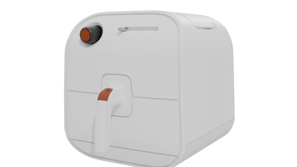 Freidora Frydelight Air Fryer 3D - Professional 3D Model Render 12