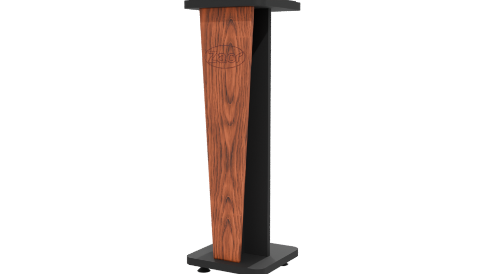 Stylish Wooden Podium Model 3D - Professional 3D Model Render 12