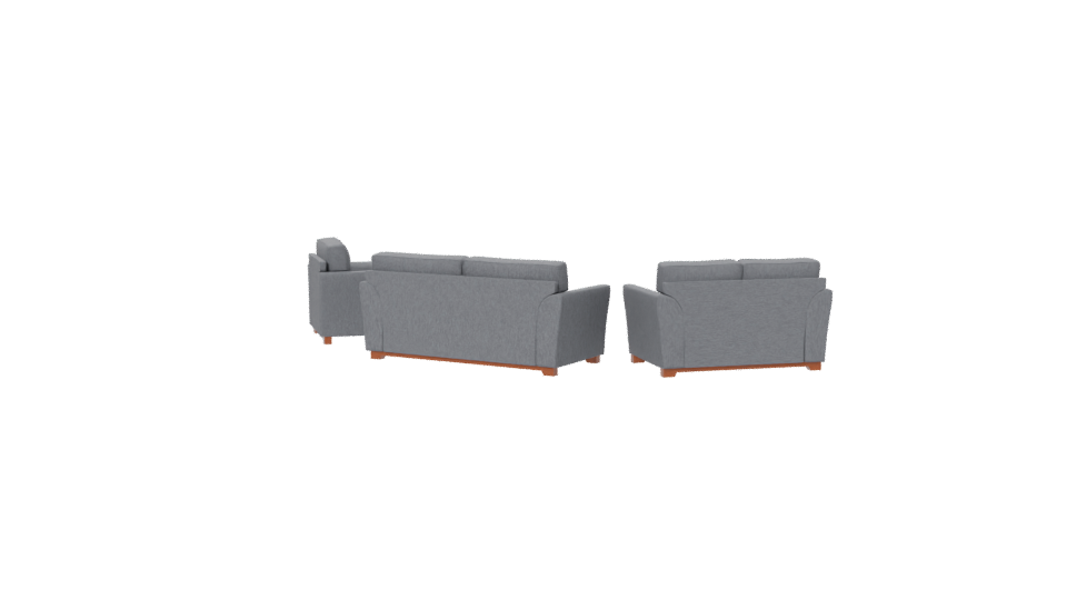 Contemporary Fabric Sofa Set 3D Model - Professional 3D Model Render 10