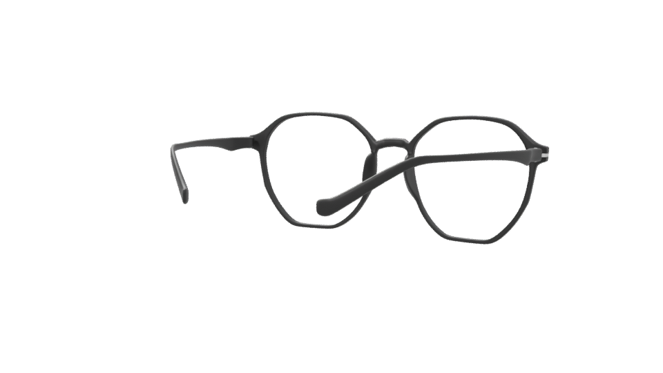 Stylish Modern Glasses 3D Model - Professional 3D Model Render 6