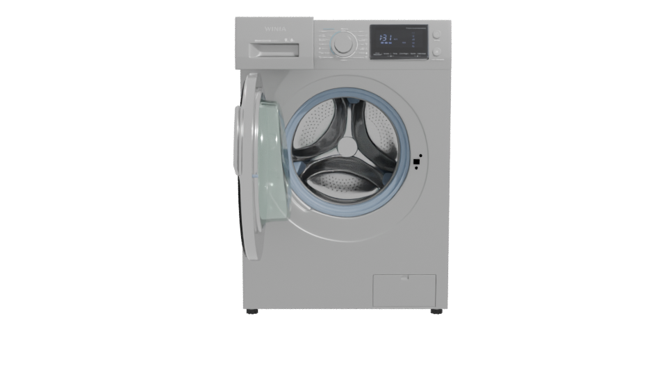 Modern Household Washing Machine 3D - Professional 3D Model Render 11